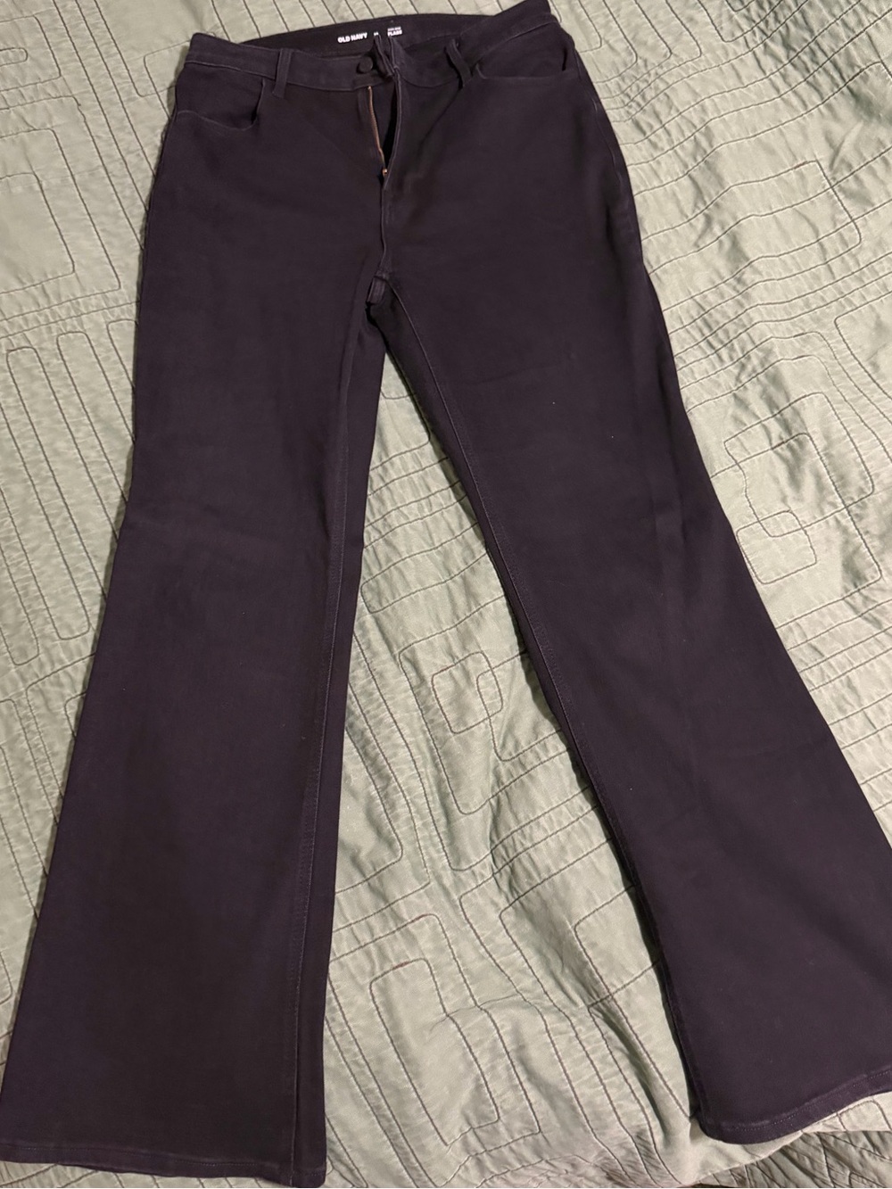 Old Navy Black Boot-Cut Pants